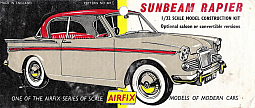 Slotcars66 Sunbeam Rapier 1/32nd Scale Plastic Model Kit (Built) by Airfix 